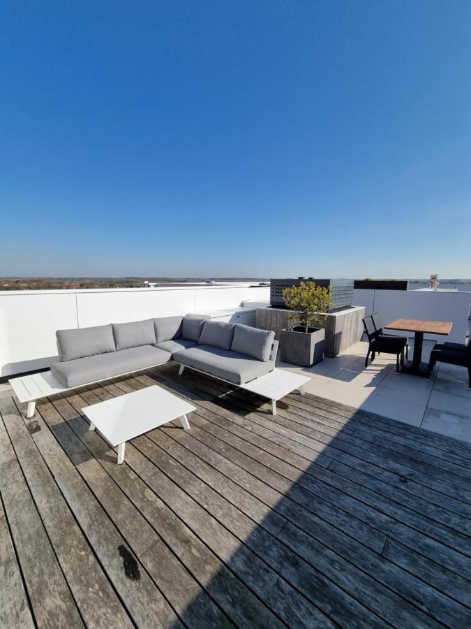 Penthouse Windkracht 10 Aan Het Strand Van Cadzand Exterior foto