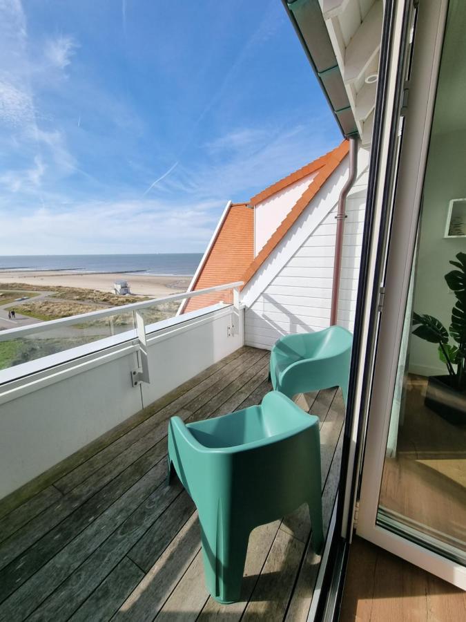 Penthouse Windkracht 10 Aan Het Strand Van Cadzand Exterior foto