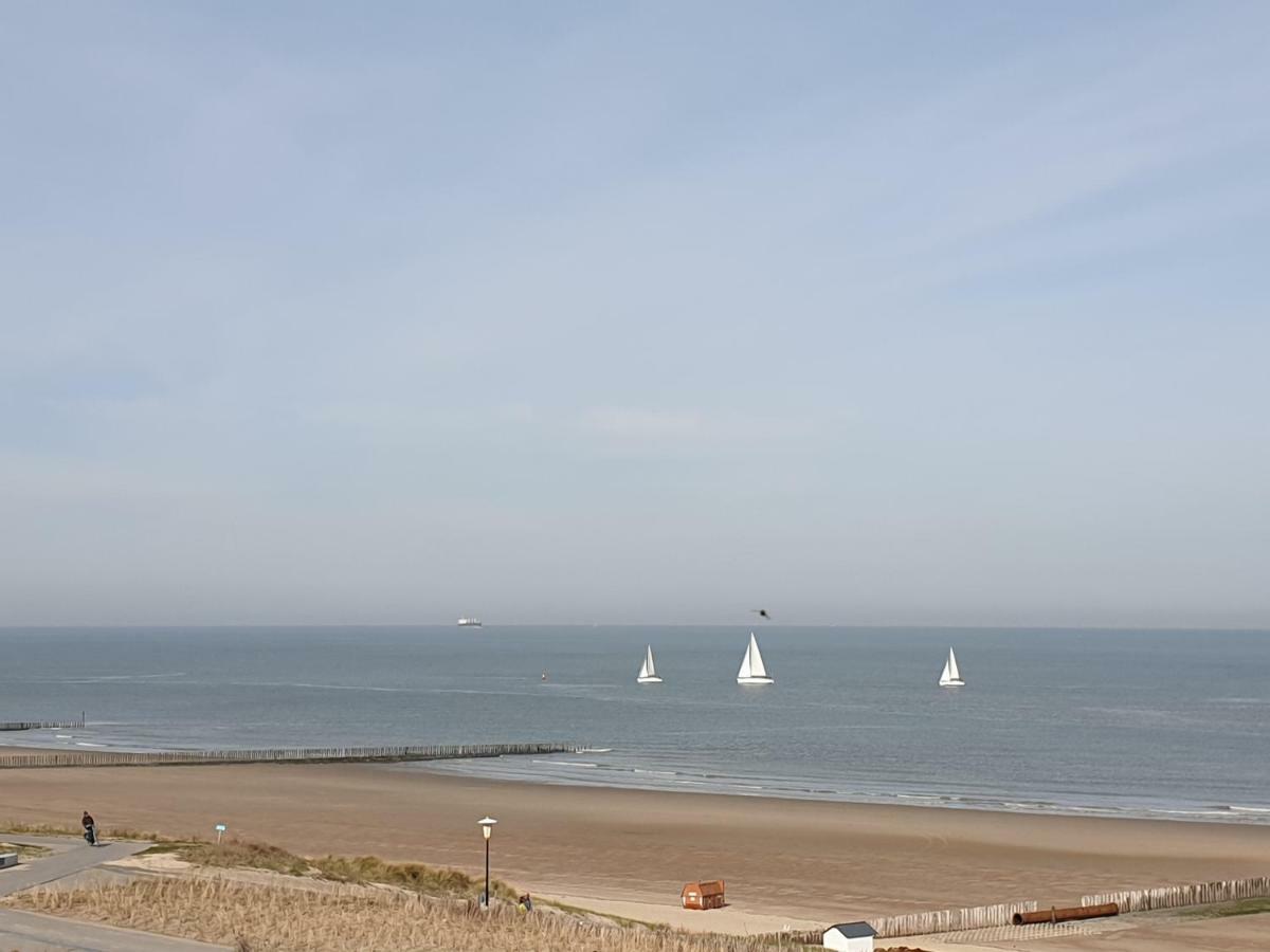 Penthouse Windkracht 10 Aan Het Strand Van Cadzand Exterior foto